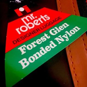 Mr. Roberts brand new vintage carry on bag